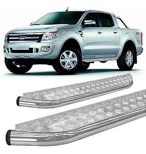 Estribo Ranger 2013 A 2019 Cabine Dupla Chapa 2,5  Cromado