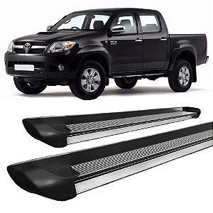Estribo Hilux 2005 A 2015 C/d Personalizado Preto