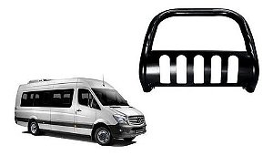 Para-choque De Impulsão Sprinter Preto C/protetor.