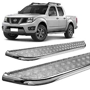 Estribo Frontier Sel 2008 A 2016 Chapa Cabine Dupla Cromado