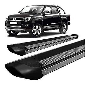 Estribo Amarok 2010 A 2024 Aluminio Personalizado Preto