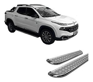 Estribo Chapa Fiat Toro Cromo