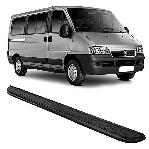 Estribo Lateral Fiat Ducato Preto Lado Passageiro Teto Baixo
