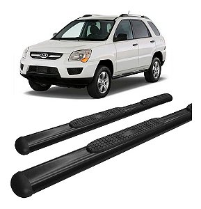 Estribo Sportage 2008 A 2012 Oblongo Oval Preto
