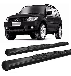 Kit Estribo E Parachoque De Impulsão Com Chapa Pajero Tr4
