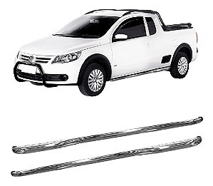Saveiro 2010 A 2020 G5 E G7 Estribo E Quebra Mato Cromado