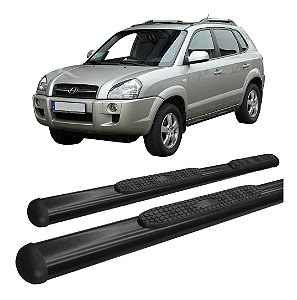Estribo Lateral Tucson 2005 A 2016 Oblongo Oval Preto Hozz