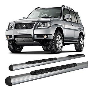 Estribo Tr4 Modelo Oval Grafite Estribo Lateral Pajero