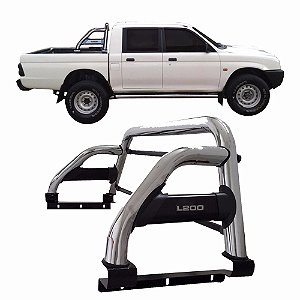 Santo Antonio H2 L200 Gl/gls Modelo Quadrado Cromado