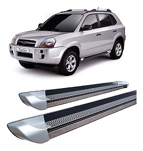 Estribo Lateral Tucson 2005 A 2016 Personalizado Prata Hozz