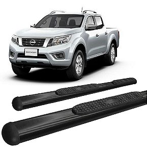 Estribo Oval Oblongo Preto Nissan Frontier Nova 2017 A 2020
