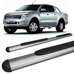 Estribo Ranger 2013 A 2020 Cabine Dupla Oblongo Oval Grafite