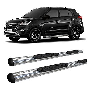 Estribo Hyundai Creta Oblongo Oval Cromado