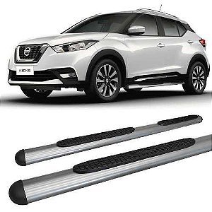 Estribo Oval Oblongo Grafite Nissan Kicks