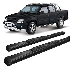 Estribo S10 1995 A 2011 Oval Oblongo Preto C/d