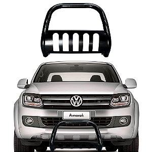 Para-Choque De Impulsão Amarok C/ Protetor Preto