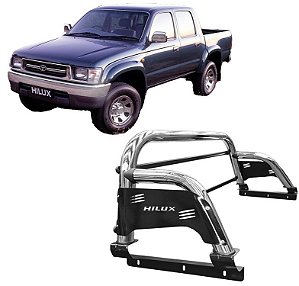 Santo Antônio Hilux Cabine Dupla 1998 A 2004 H3 Cromado