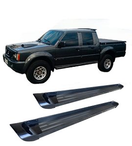 Estribo L-200 GL/GLS  Plataforma de Alumínio Preto C/Dupla