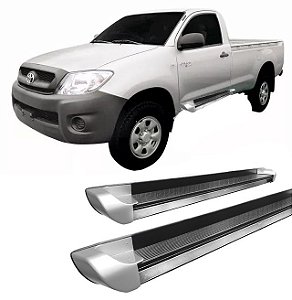 Estribo Lateral Hilux 2005 a 2015 Personalizado Prata C/S