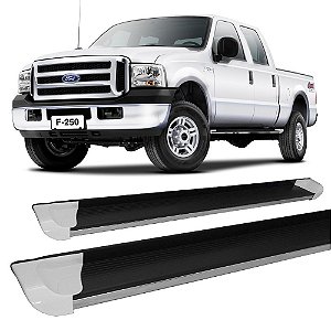 Estribo F-250 Personalizado Branco C/D