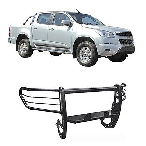 Para choque de impulsão S10 12 A 20 c/ Suporte Guincho Preto