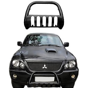 Para-Choque de Impulsão L-200 05 a 11 Preto Protetor Carter