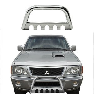 Para-Choque de Impulsão L-200 05 a 11 Cromado Protetor Carter