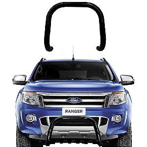 Para-Choque de Impulsão Ranger 13 a 2020 Preto S/Barra