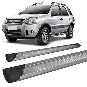 Estribo Lateral Ecosport 2003 A 2012 Plataforma Prata