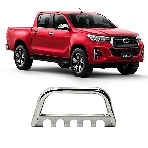 Para-Choque de Impulsão Hilux 19 a 2020 Cromado C/Chapa