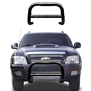 Para-choque de impulsão S10 94 a 2011 preto com barra