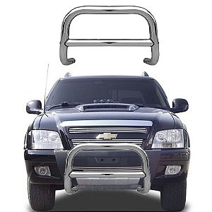 Para-Choque de Impulsão S10 94 a 2011 Cromado C/Barra
