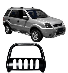 Para-choque de impulsão EcoSport 2004 a 2007 C/Chapa Preto