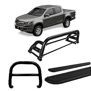 Kit Quebra Mato +estr. Chapa+santo ant S10 12/20 Preto
