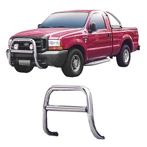 Para-Choque de Impulsão Mata Boi F-250 Cromado C/Barra