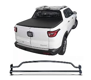 Proteção Vidro Traseiro Fiat Toro 2016 a 2020 Preto