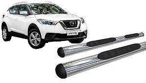 Estribo Oval Oblongo Cromado Nissan Kicks