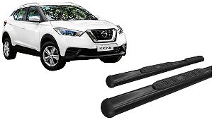 Estribo Oval Oblongo Preto Nissan Kicks