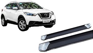 Estribo Nissan Kicks Personalizado Prata