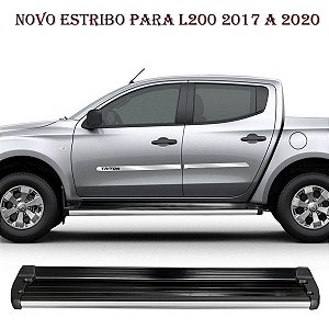 Estribo Modelo Original Preto Para a L200 2017 a 2020