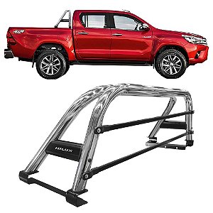 Santo Antonio Duplo Cromado Hilux 2016 a 2020