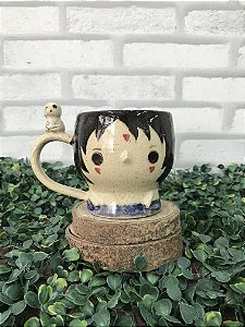 Caneca Princesa Mononoke  Funko Pop  (branco)