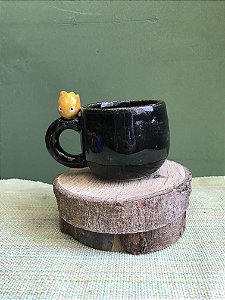 Espressinho  Calcifer preto