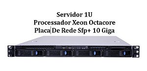 Servidor Rack 2 Xeon Octacore, 16 Gb, 2 Tb + Rede Quad Port