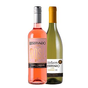 Kit Santa Carolina Reservado Chardonnay + Rosé