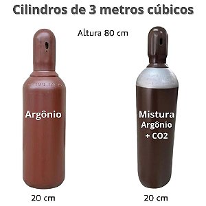 CILINDRO   ARGONIO/MIX 20L / 3M