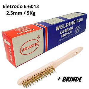 Eletrodo 6013 - 2,5mm 5kg - Atlantic