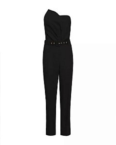 Macacão Crepe Alfaiataria Tomara Que Caia Folha