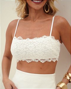 Top Renda Faixa Donna Ritz