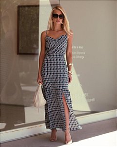 Vestido Longo Degagê Donna Ritz